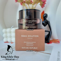 Kem Dưỡng Da Nature Republic Snail Solution Cream - King Khỏe Đẹp