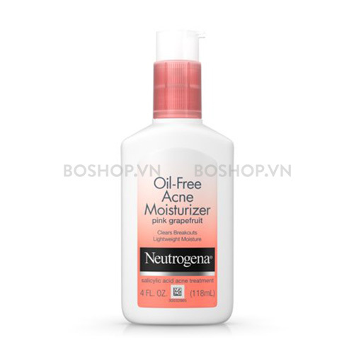 Kem dưỡng da Neutrogena Oil-Free Acne Moisturizer Pink Grapefruit