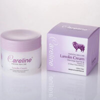 Kem dưỡng da nhau thai cừu Careline Lanolin Cream with Grape Seed Oil & Vitamin E 100mL hàng Úc