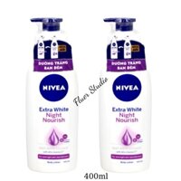 Kem dưỡng da Nivea Extra White Night Nourish Body  Ban Đêm 400ml