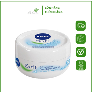 Kem dưỡng da Nivea Soft dưỡng ẩm, chống nẻ cho da 100ml