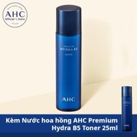 Kem dưỡng da nuôi dưỡng và chống nếp nhăn AHC Preminum Hydra B5 Lotion 120ml + Mini AHC Premium hydra B5 Toner 25ml