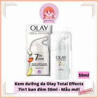 Kem Dưỡng Da Olay Total Effects 7in1 Ban Đêm , Chống Lão Hóa, Phục Hồi Săn Chắc Da, Làm Mịn Da 50ml