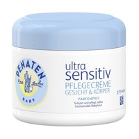 Kem dưỡng da Penaten Ultra Sensitiv Pflegecreme Gesicht & Körper của Đức cho trẻ sơ sinh hũ 100ml