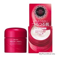 Kem dưỡng da Shiseido Aqualabel Cream màu đỏ