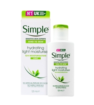 Kem dưỡng da Simple Kind To Skin Hydrating Light Moisturiser 125ml