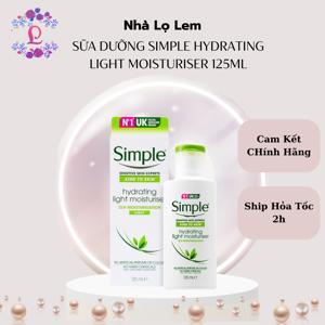 Kem dưỡng da Simple Kind To Skin Hydrating Light Moisturiser 125ml