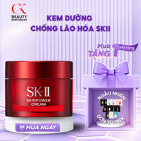 Kem dưỡng da SK-II SkinPower Cream và Airy Milky Lotion  15g Kem dưỡng da chống lão hóa phục hồi săn chắc mờ nếp nhăn