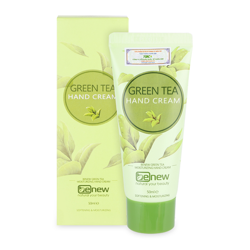 Kem dưỡng da tay cao cấp 50ml Benew Green Tea Hand Cream