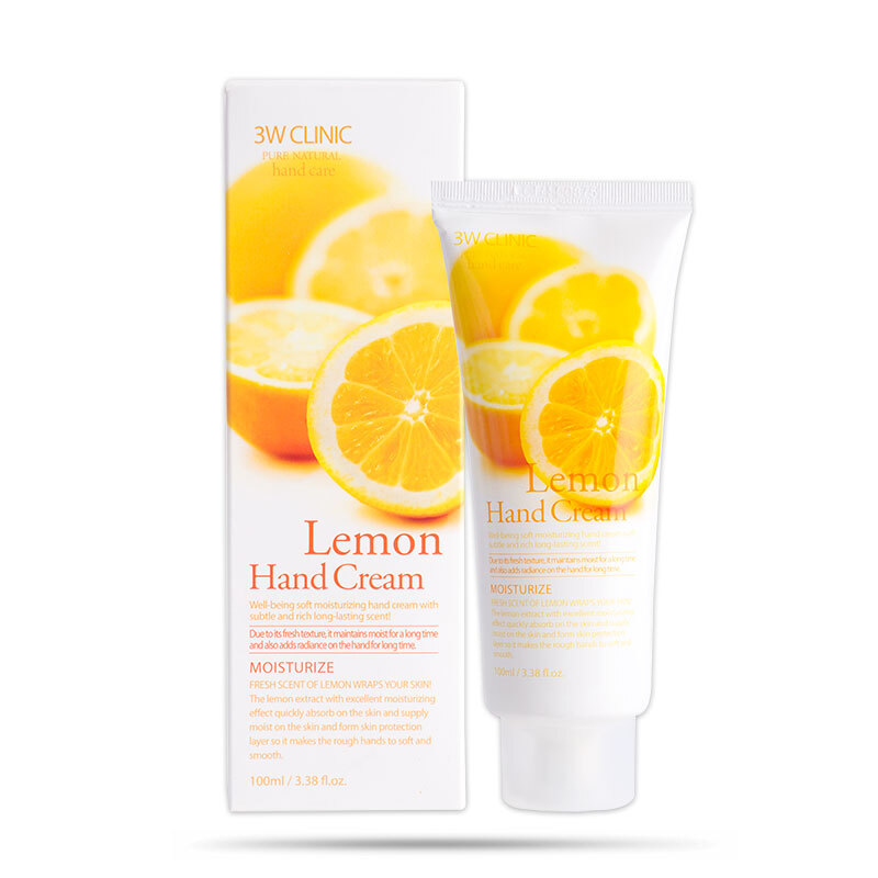 Kem dưỡng da tay chiết xuất chanh 3W Clinic Lemon Hand Cream 100ml