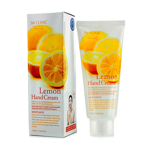 Kem dưỡng da tay chiết xuất chanh 3W Clinic Lemon Hand Cream 100ml