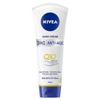 Kem dưỡng da tay chống lão hóa 3 trong 1 NIVEA Q10 với bộ lọc tia cực tím 100ml