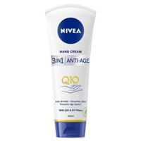 Kem dưỡng da tay chống lão hóa 3 trong 1 NIVEA Q10 với bộ lọc tia cực tím 100ml