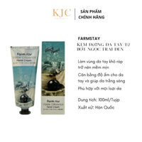 Kem Dưỡng Da Tay - FARMSTAY Visible differerce hand cream black pearl