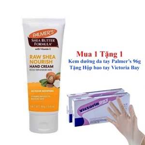 Kem dưỡng da tay giữ ẩm bơ hạt mỡ Palmer’s Shea Formula Raw Shea Hand Cream 60g