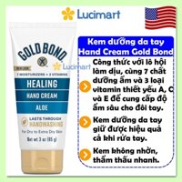 Kem dưỡng da tay Gold Bond Ultimate Healing tuýp 85g cho da khô [Hàng Mỹ]