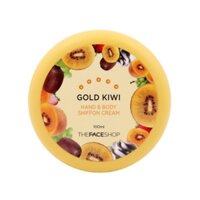 KEM DƯỠNG DA TAY KIWI VÀNG THE FACE SHOP HAND & BODY CHIFFON CREAM - GOLD KIWI