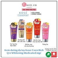 Kem dưỡng da tay Kose CoenRich Q10 Whitening Hand & Finger ( đủ loại )