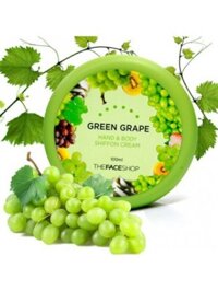 KEM DƯỠNG DA TAY NHO XANH THE FACE SHOP HAND & BODY CHIFFON CREAM - GREEN GRAPE