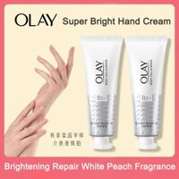 Kem dưỡng da tay OLAY Tinh chất dầu mộc lan Kem dưỡng da tay Sửa chữa sáng 10ml Hương thơm đào trắng Niacinamide Kem dưỡng ẩm dịu nhẹ