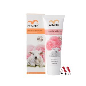 Kem dưỡng da tay Rebirth Placenta Wild Rose Hand cream with vitamins A,C,E