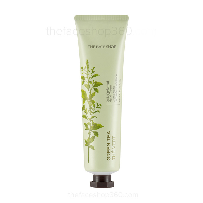 Kem dưỡng da tay trà xanh Daily Perfumed Hand Cream 05 Green Tea The Face Shop (30ml)