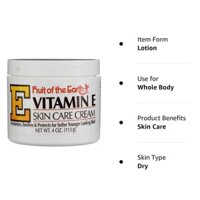 Kem dưỡng da trái cây Fruit of the Earth VITAMIN E SKIN CARE CREAM dưỡng ẩm, làm dịu và giảm lão hóa cho da 113g của Mỹ