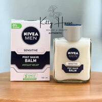 Kem dưỡng da và giảm kích ứng da sau khi cạo râu Nivea Men Sensitive Post Shave Balm 5 In 1 chai 100ml