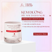 Kem dưỡng da - Whitening Milky Cream SPF 30+ PA++ ban ngày - dung tích 30ml - Em Beauty Bar