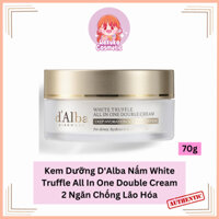 Kem Dưỡng D'Alba Nấm White Truffle All In One Double Cream 2 Ngăn Chống Lão Hóa 70g Mẫu Mới