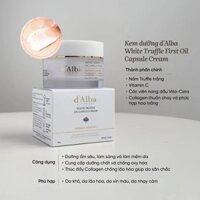 KEM DƯỠNG D'ALBA WHITE TRUFFLE VITA TONING CAPSULE CREAM
