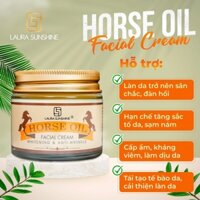 Kem dưỡng dầu ngựa tái tạo phục hồi da -  Horse oil facial cream Laura Sunshine (70gr) Nhật Kim Anh