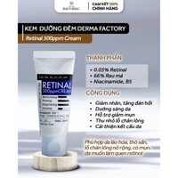 Kem dưỡng đêm chống lão hóa DERMA FACTORY RETINAL 1000PPM CREAM 30ml