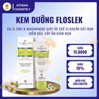 Kem Dưỡng Floslek Cho Da Dầu Mụn Kiểm Soát Dầu Và Điều Tiết Nhờn Anti Acne Krem Matujacy