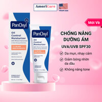 Kem dưỡng kiềm dầu & chống nắng PanOxyl AM SPF 30 dành cho da bị mụn và dễ bị mụn, PanOxyl AM Oil Control Moisturizer