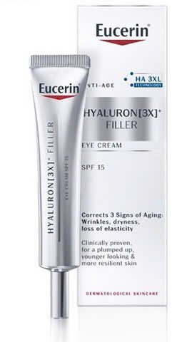 Kem dưỡng làm mờ vết nhăn vùng mắt Eucerin Hyaluron Eyes 15ml