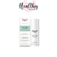 Kem Dưỡng Làm Sáng Da Chống Nắng Dành Cho Da Nhờn Mụn Eucerin Pro Acne Day Mat Whitening SPF 30 50ml