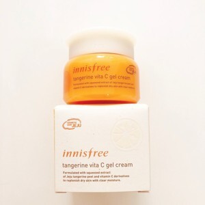 Kem dưỡng làm sáng da, giảm thâm nám Innisfree - Tangerine Vita C Gel Cream