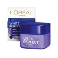 Kem dưỡng L’Oreal Paris White Perfect ban đêm SPF17 PA++ chứa vitamin CG chính hãng