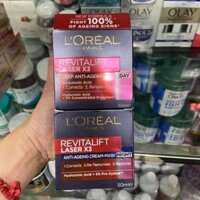 Kem dưỡng Loreal Revitalift Laser x3 50ml - chống lão hoá, mờ thâm nám (Xách tay Úc)