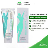 Kem Dưỡng Makeup Body Toàn Thân Thế Hệ Mới BENEW Peptide Premium Whitening, Lifting Body Lotion 200ML Chính Hãng