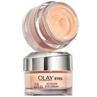 Kem Duong Mat Olay Eyes Ultimate Eye Cream For Dark Circles, Wrinkles &amp; Puffiness 13ml Hang Nhap USA-không có tem phụ