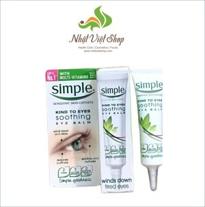 Kem dưỡng mắt Simple Kind To Eyes Soothing Eye Balm