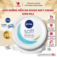 Kem Dưỡng Mềm Da NIVEA Soft Cream 200ml - Bổ Sung Và Cân Bằng Độ Ẩm Cho Da