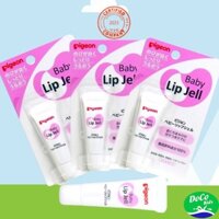 Kem dưỡng môi Baby Lip Jell Pigeon - Nhật Bản, Son dưỡng môi giữ ẩm, chống nẻ môi cho bé