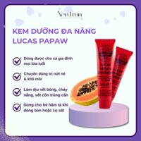 Kem dưỡng môi đa năng Lucas Papaw Ointment 25g giảm nứt nẻ, làm dịu vết bỏng, vết côn trùng đốt