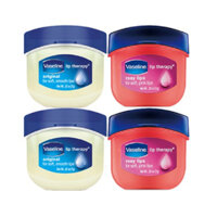 Kem dưỡng môi Vaseline Minija Lip Balm Original + Rose 1 Set (7g x 2)