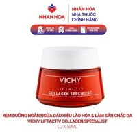 Kem Dưỡng Ngăn Ngừa Dấu Hiệu Lão Hóa Làm Săn Chắc Da Vichy Liftactiv Collagen Specialist Lọ 50ml