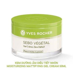 Kem dưỡng ngăn ngừa mụn Yves Rocher Zero Blemish Cream Gel Pot 50ml