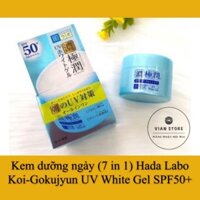 Kem dưỡng ngày Hada Labo Koi-Gokujyun UV White Gel SPF50+ PA++++
